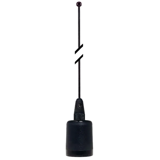 12.5 Inch GMRS Mobile UHF Whip Antenna with Black NMO Base. RBC-450-2-N.