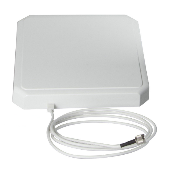 10x10 inch IP54 LHCP Antenna for FCC RFID Readers: Impinj R420 & Zebra FX7500