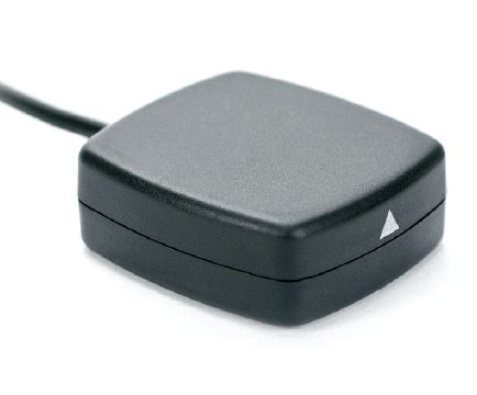 RGPS-MM-16-SSM-001:GPS/GLONASS/QZSS/Galileo antenna with magnetic and adhesive mount with 16 ft cable, SMA Male