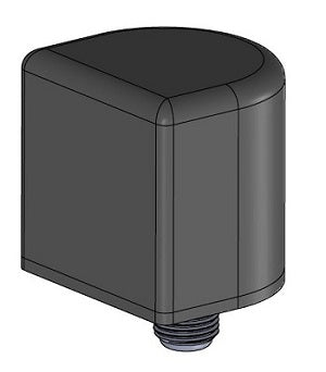 Kiosk antenna, Direct mount, with dual 4G/LTE elements and 5/8 Inch Mounting Stud