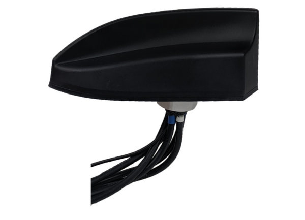 Shark Fin Antenna with 2x LTE, 1x GNSS Element and 3x SMA-Male Connectors