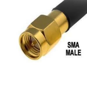 No Drilling-Adhesive Mount Antenna for 4G/LTE Modems/Gateways.12 ft RG316 Cable & SMA