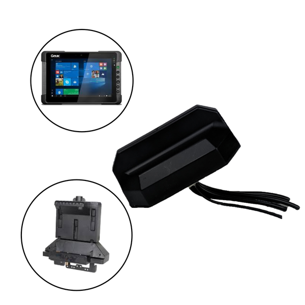 Rugged Fin Antenna for Getac Mobile Docking Computers/Tablets and Gamber Johnson/Havis Docking Stations