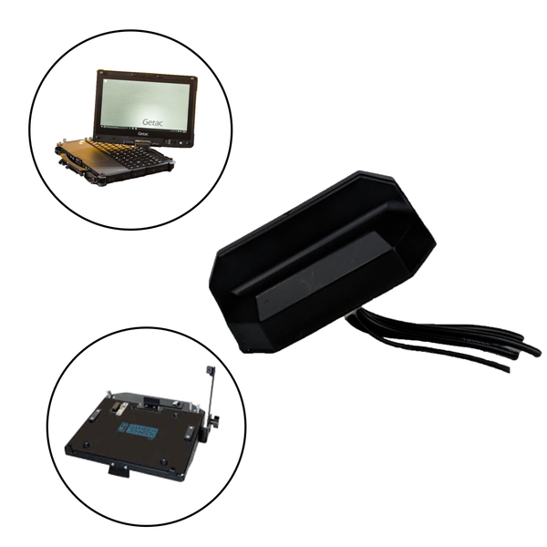 Rugged Fin Antenna for Getac Mobile Docking Computers/Tablets and Gamber Johnson/Havis Docking Stations