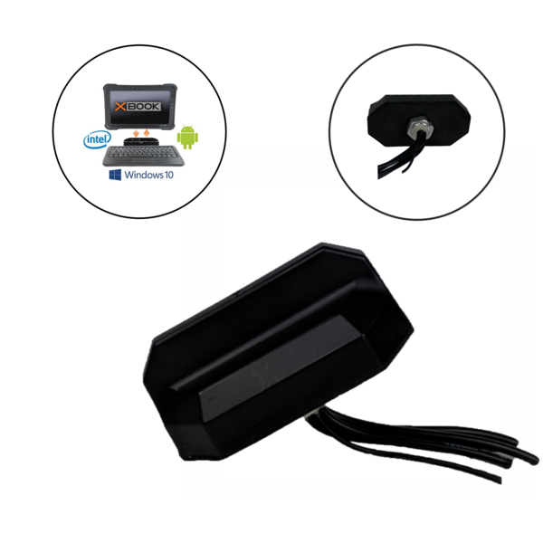 Zebra -Xplore: Antennas for Rugged Tablet Computers: XBOOK, XPAD, XSLATE. Direct or Mag Mount.