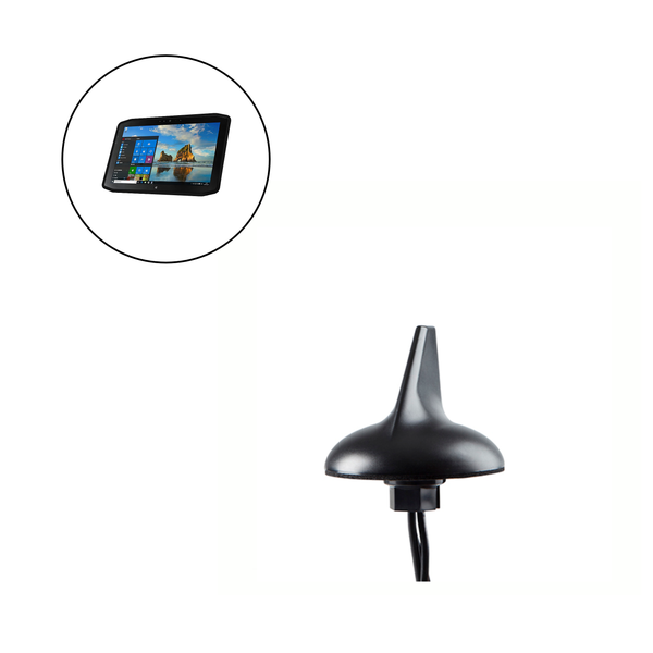 External Antenna for XPLORE XSLATE R12 Vehicle Mounted Tablet, SharkFin 3-in-1 LTE WiFi GPS, Direct Mount