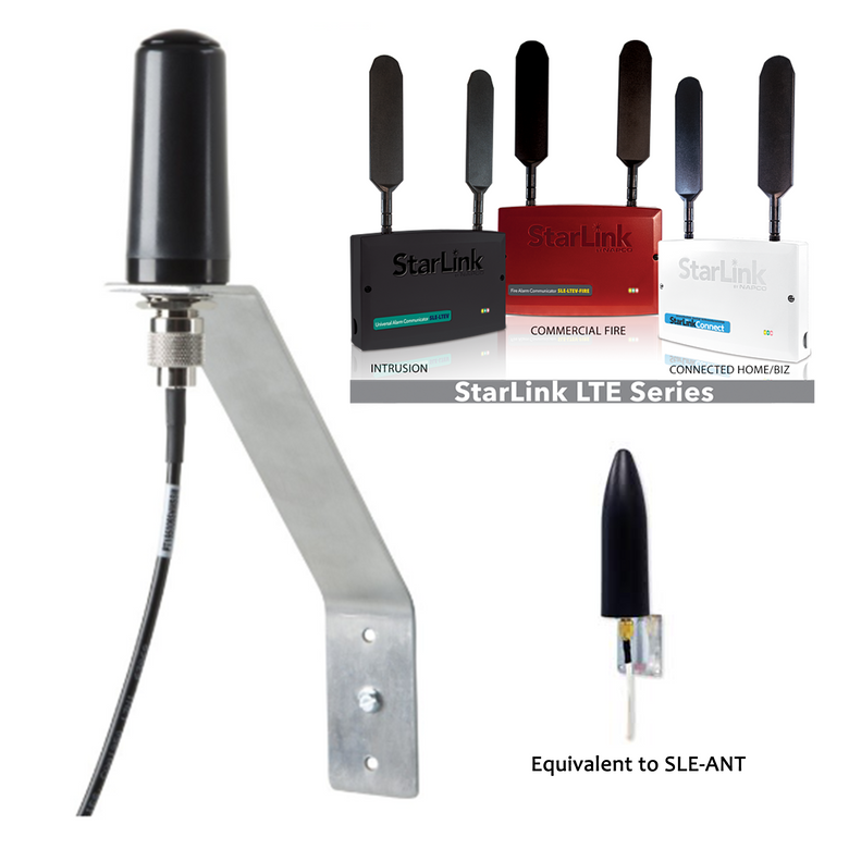 Antenna Extension Kit 30 ft for Napco StarLink Alarm Communicators - Equivalent to SLE-ANTEXT30